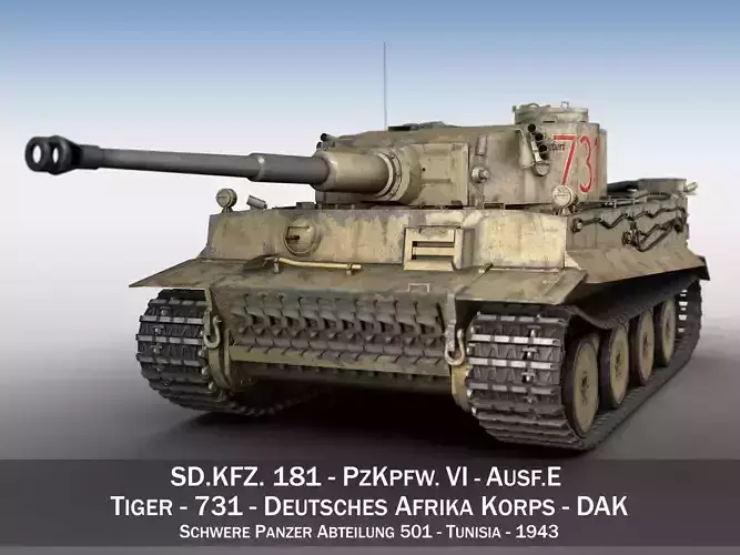 Panzer VI - Tiger - 731 - Early Production