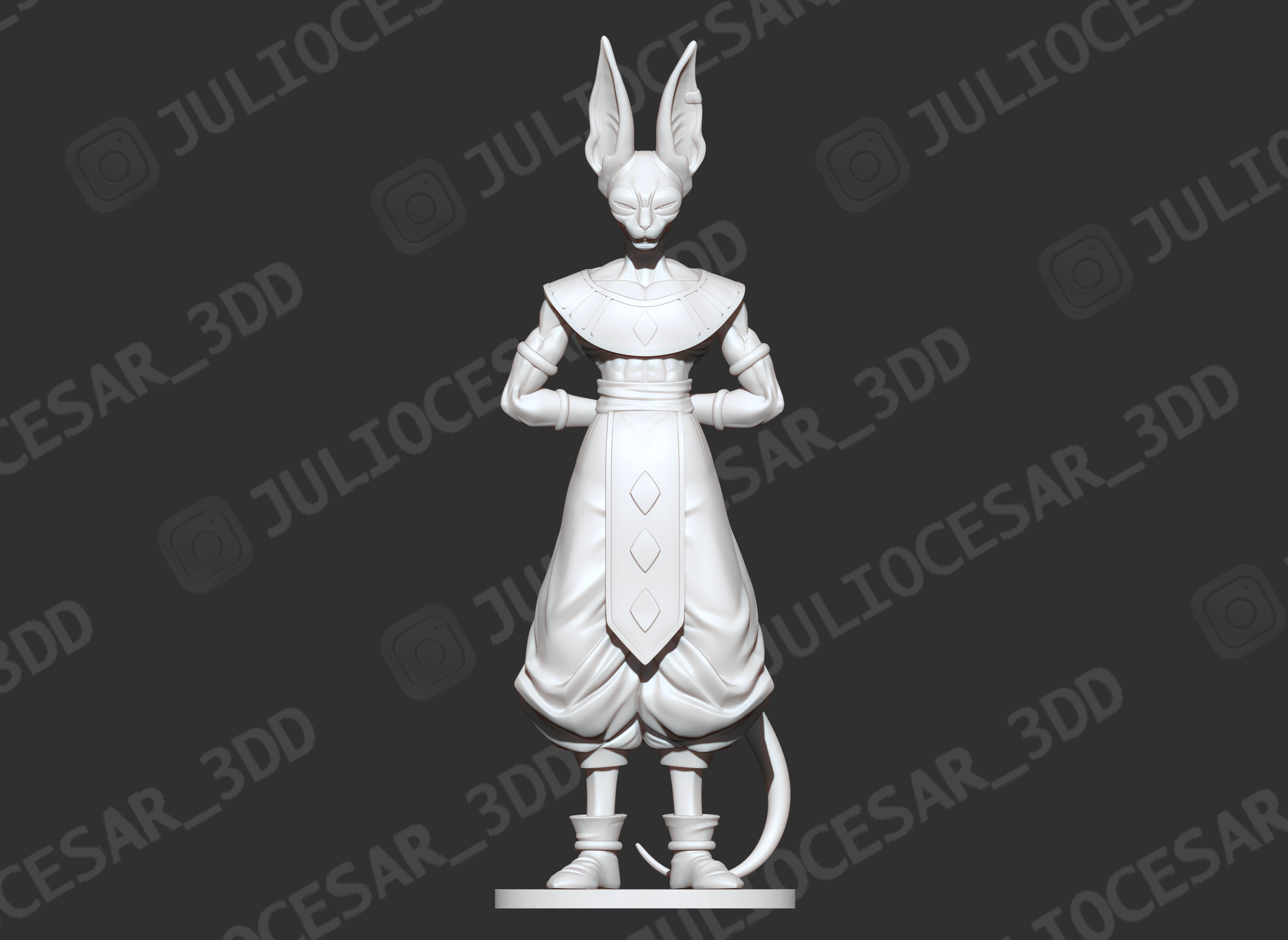 Dragon ball - Beerus sama 3D print model_6