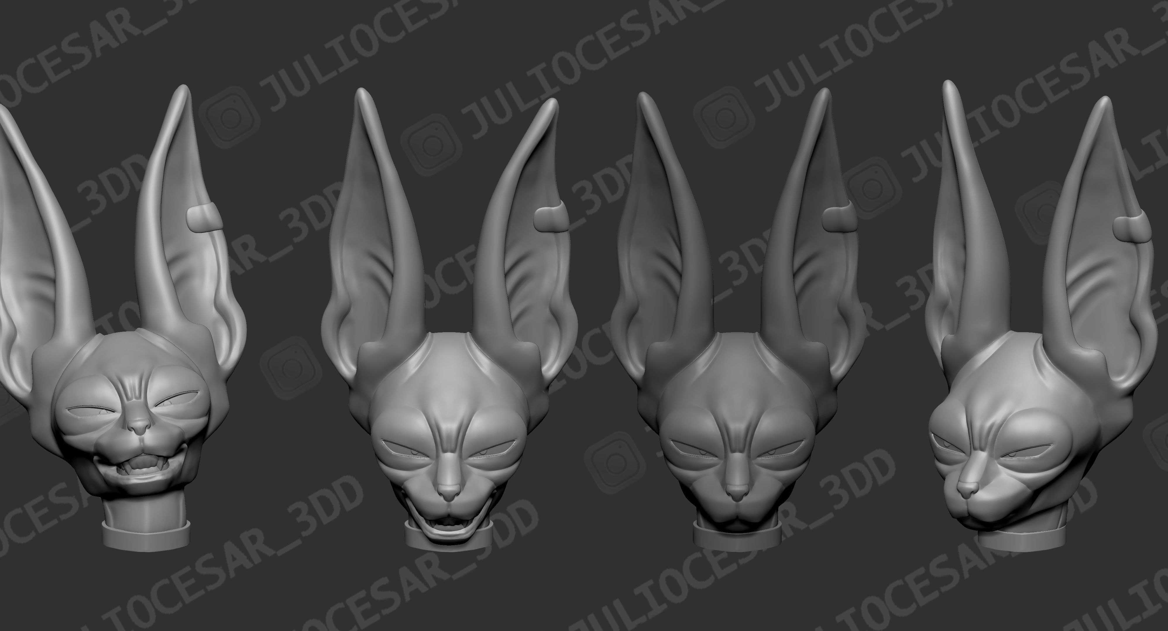 Dragon ball - Beerus sama 3D print model_4