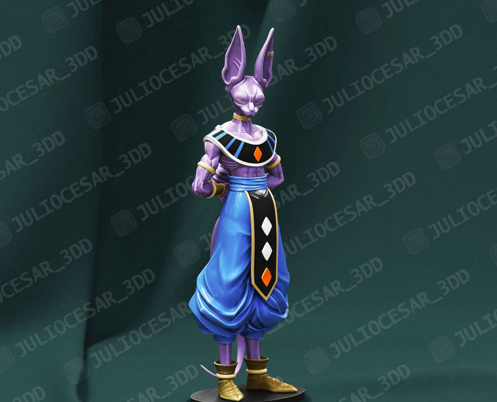Dragon ball - Beerus sama 3D print model_0