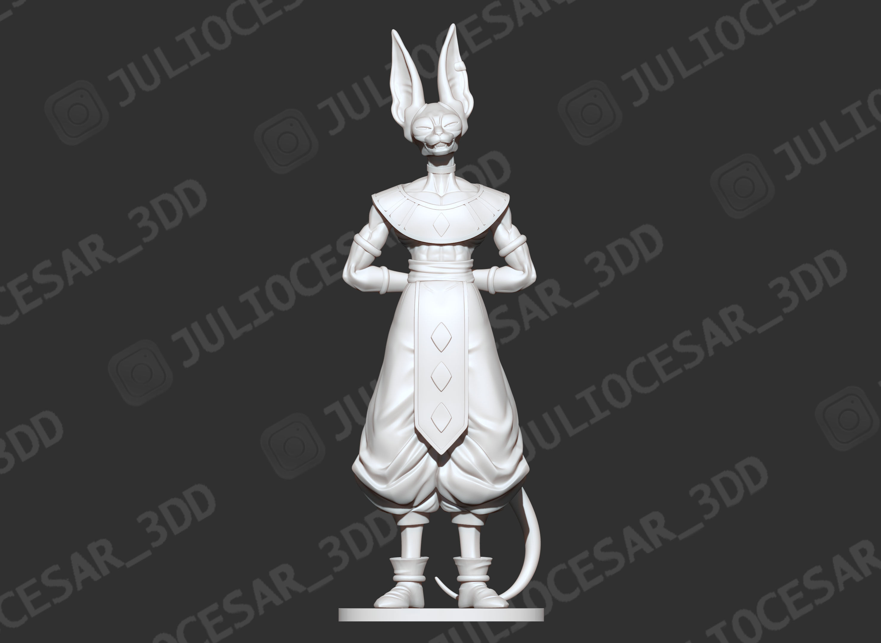 Dragon ball - Beerus sama 3D print model_8