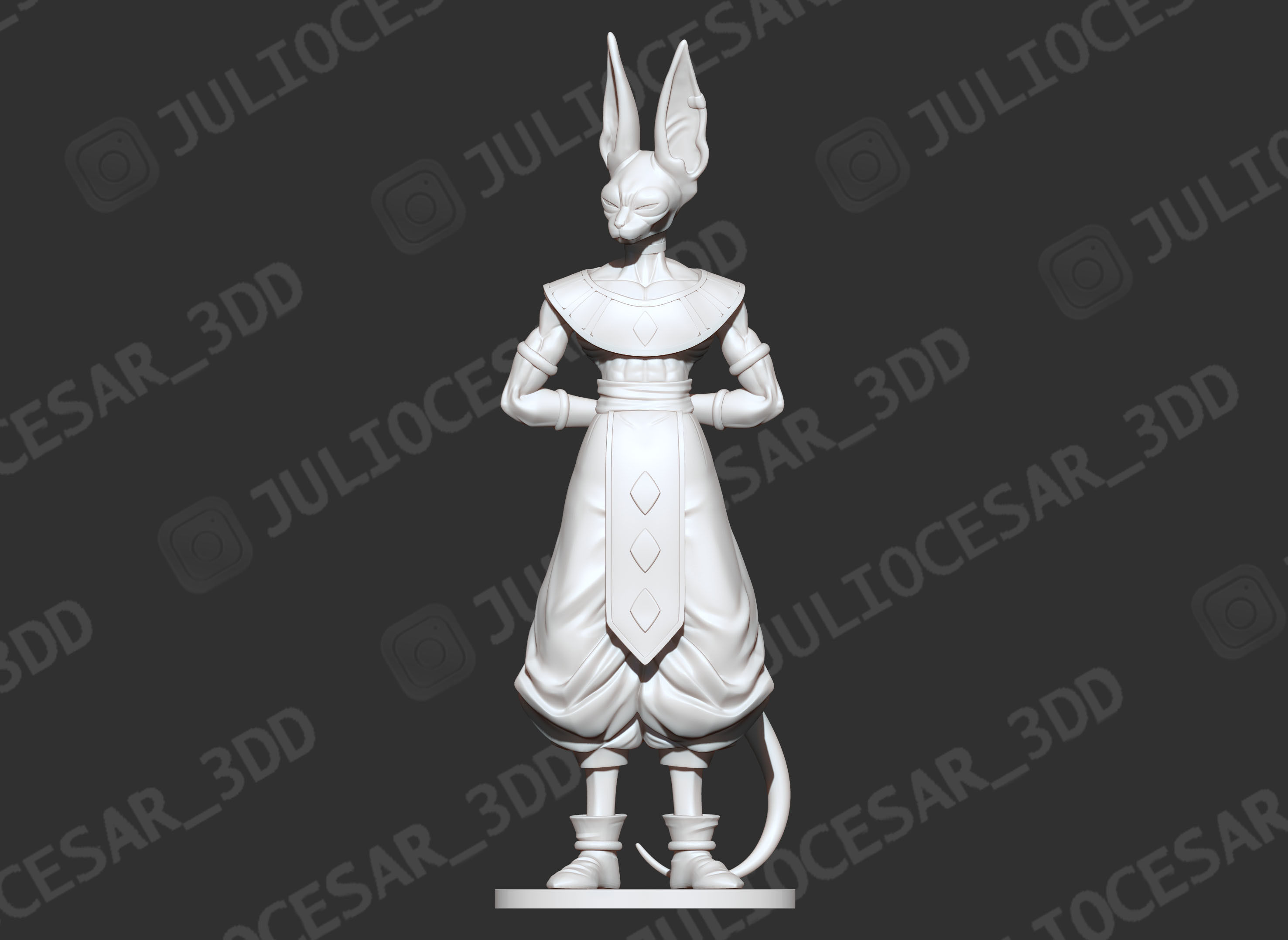 Dragon ball - Beerus sama 3D print model_5