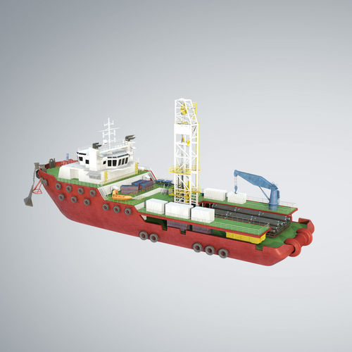 Offshore Supply Vessel 3D model