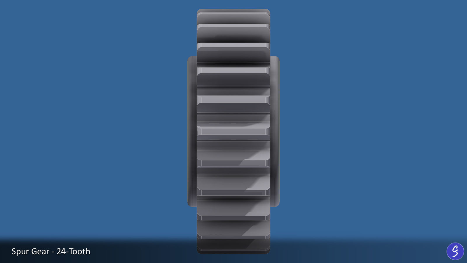 24-Tooth Spur Gear 03 3D print model_20