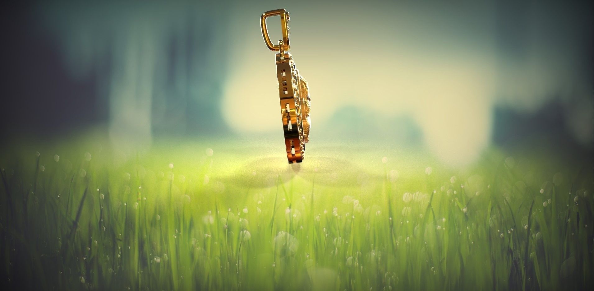 Medallion of the Blessed Virgin Mary 3D print model_4