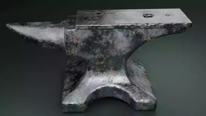 Old anvil Free 3D model