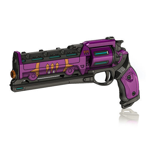 Her Revenge Legendary Hand Cannon 3D print model