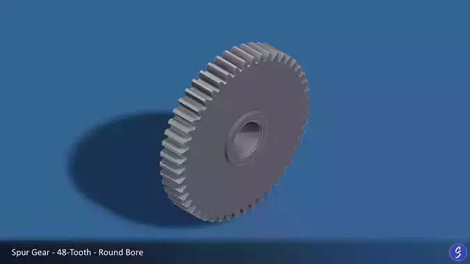 48-Tooth Spur Gear 03 3D print model