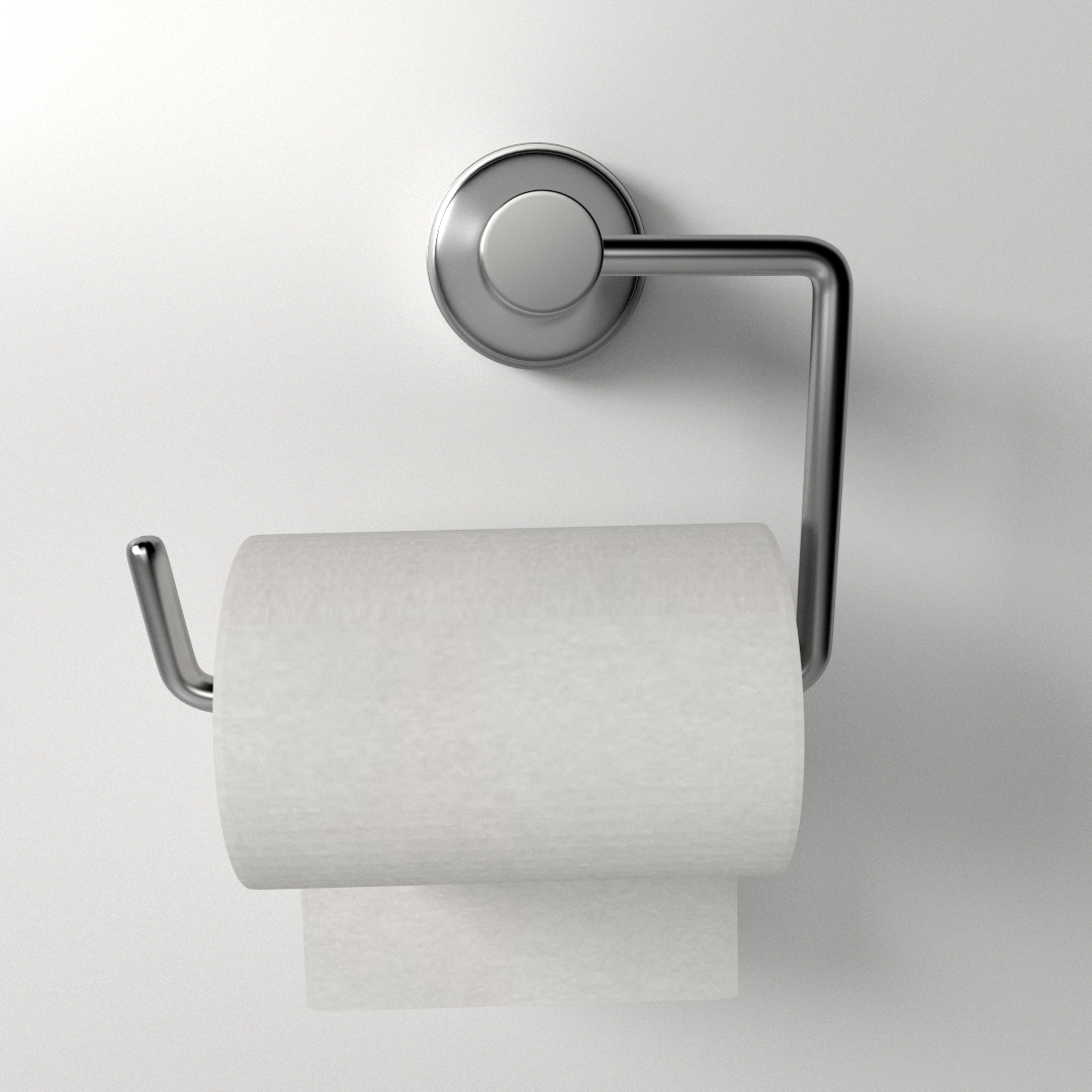 Toilet Paper Holder Cgtrader Toilet Paper Holder Model S Fbx Blend Dae 2