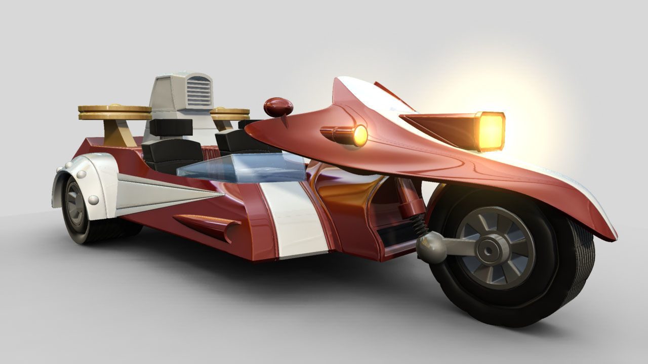 Duke Fleed Grendizer Low-poly 3D model_16