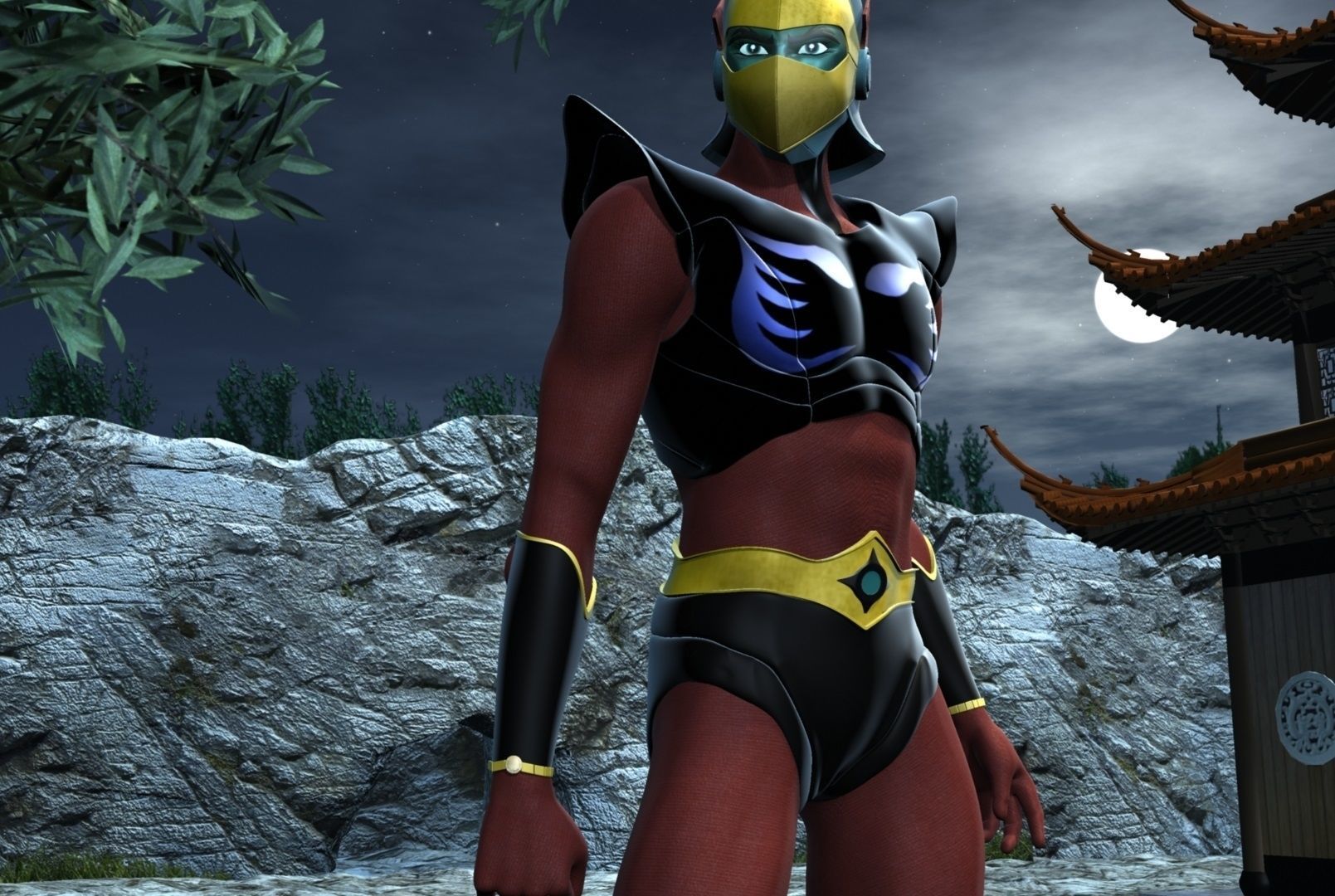 Duke Fleed Grendizer Low-poly 3D model_19