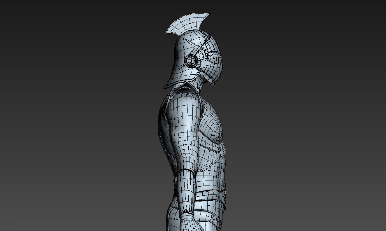 Duke Fleed Grendizer Low-poly 3D model_12