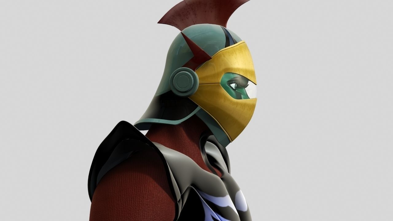 Duke Fleed Grendizer Low-poly 3D model_2