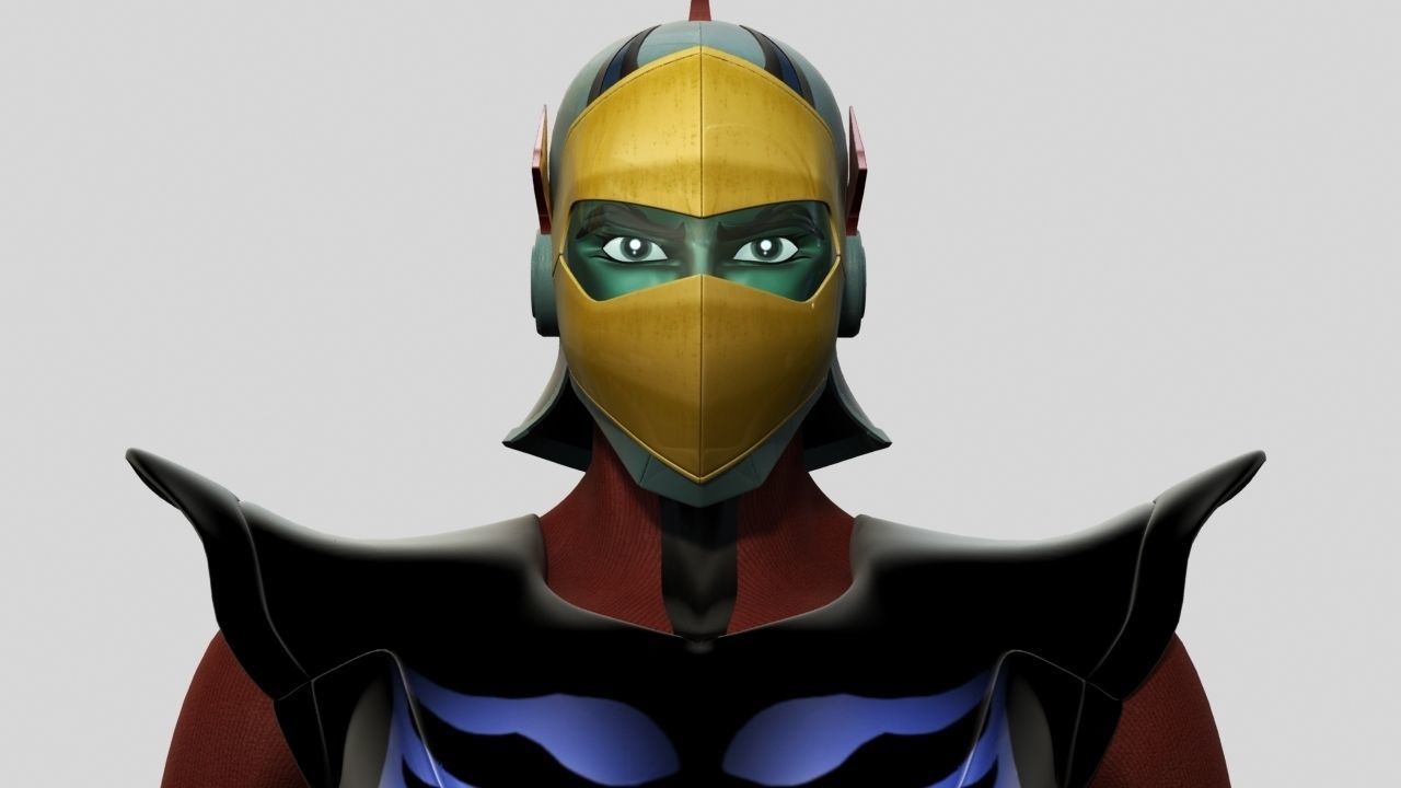 Duke Fleed Grendizer Low-poly 3D model_1
