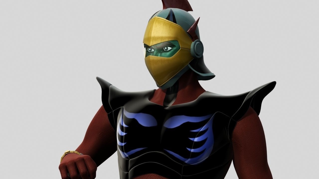 Duke Fleed Grendizer Low-poly 3D model_5