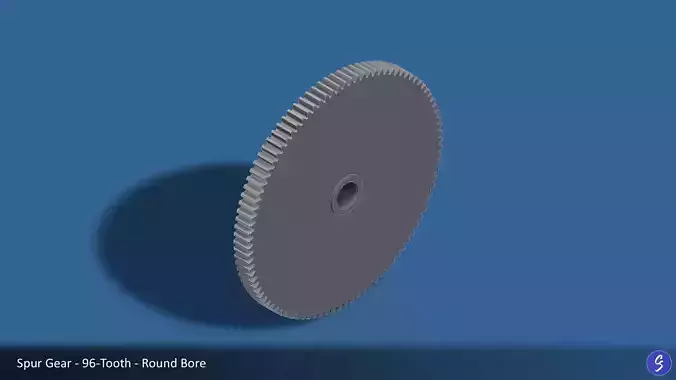 96-Tooth Spur Gear 03 3D print model