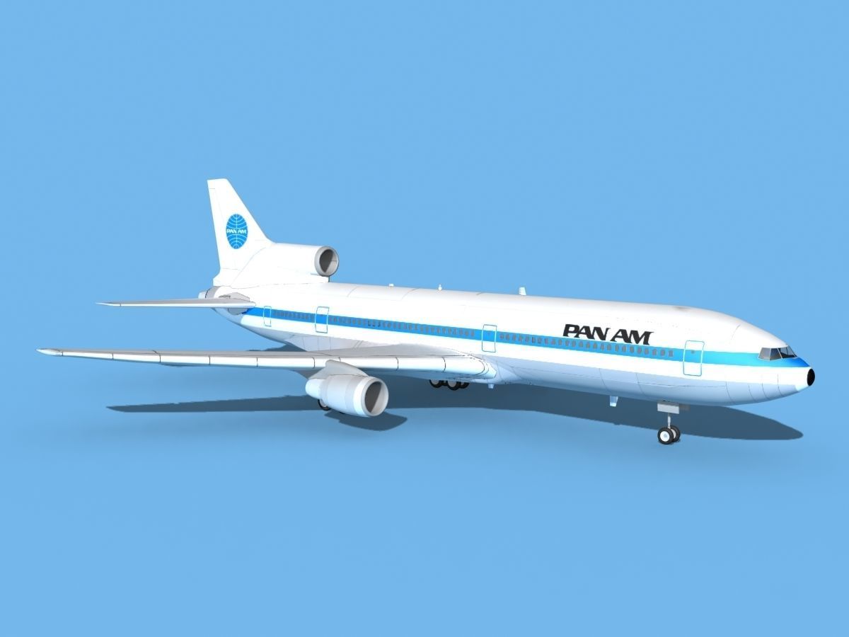 Lockheed L-1011 Pan American 3D model_3