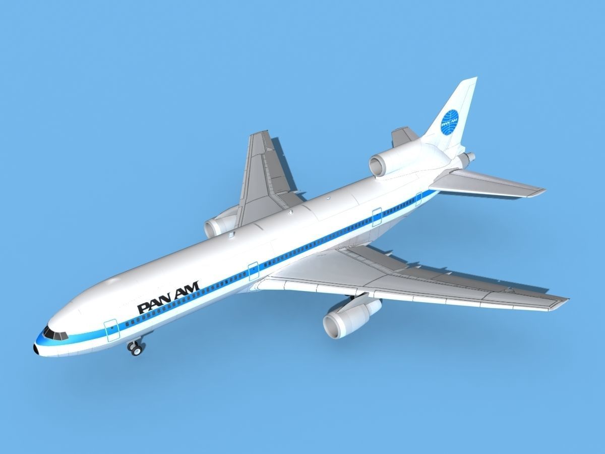 Lockheed L-1011 Pan American 3D model_10