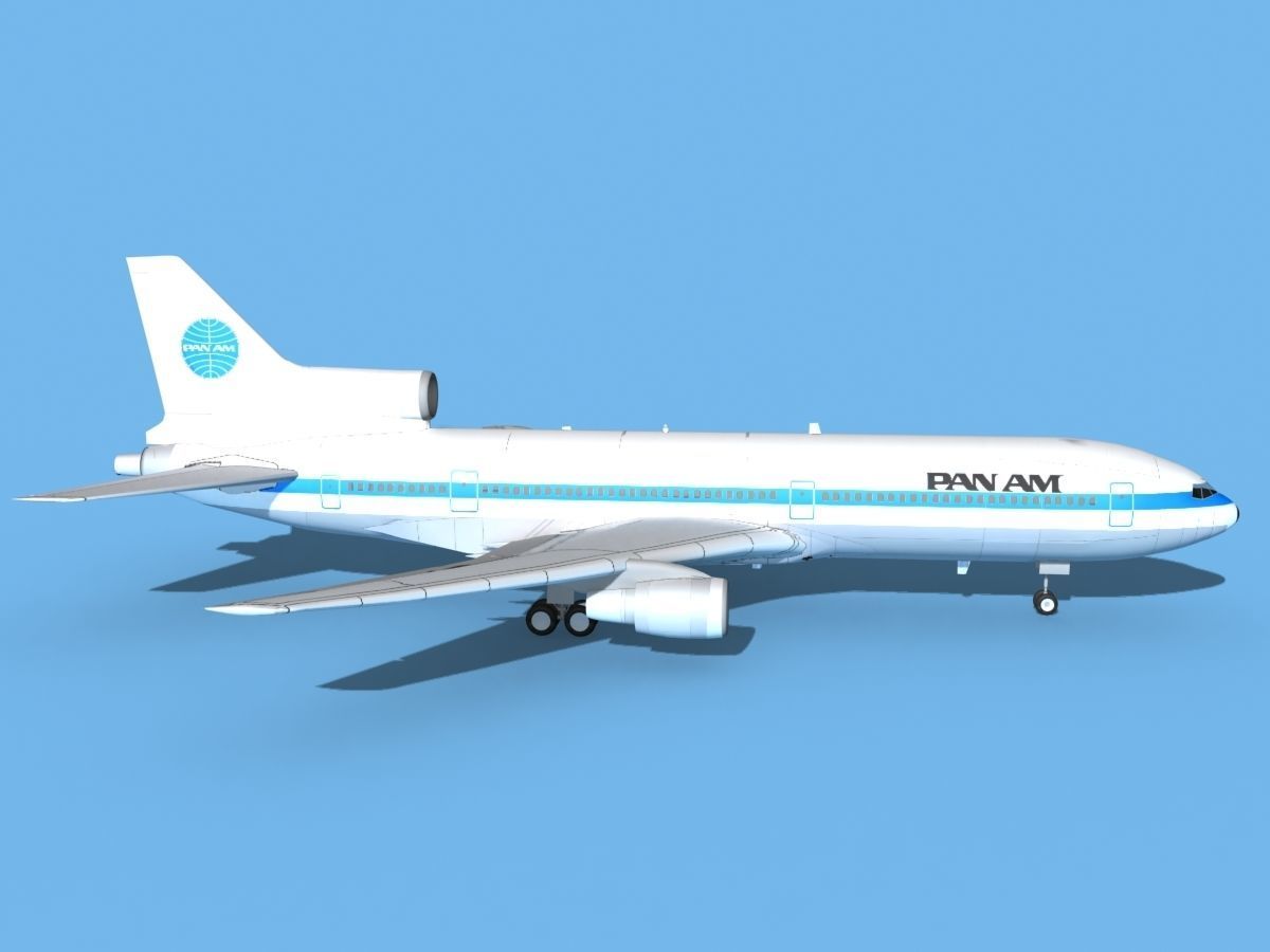 Lockheed L-1011 Pan American 3D model_4