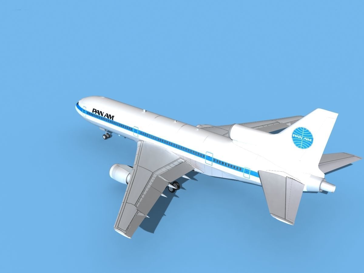 Lockheed L-1011 Pan American 3D model_8