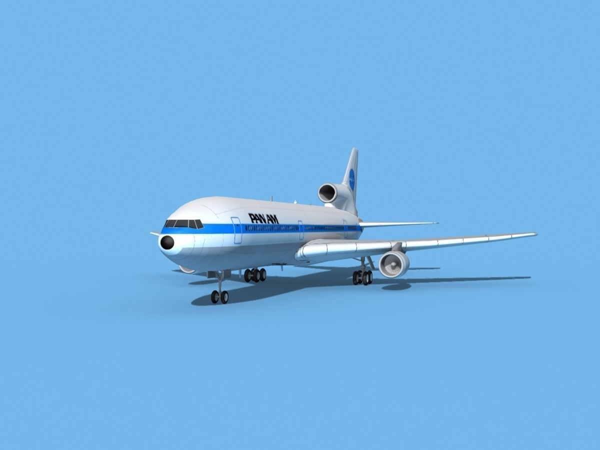 Lockheed L-1011 Pan American 3D model_1