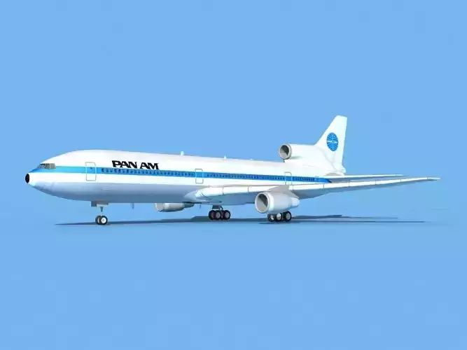 Lockheed L-1011 Pan American 3D model