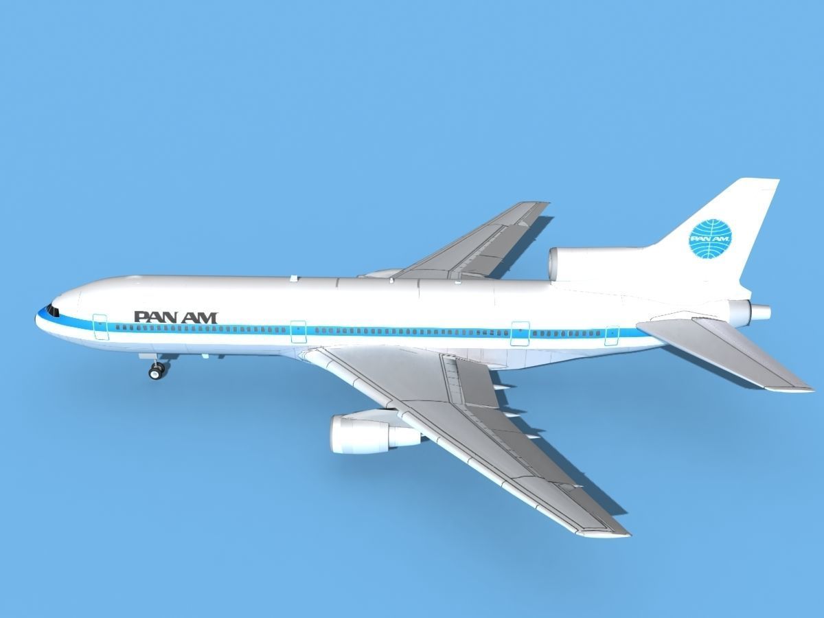 Lockheed L-1011 Pan American 3D model_9
