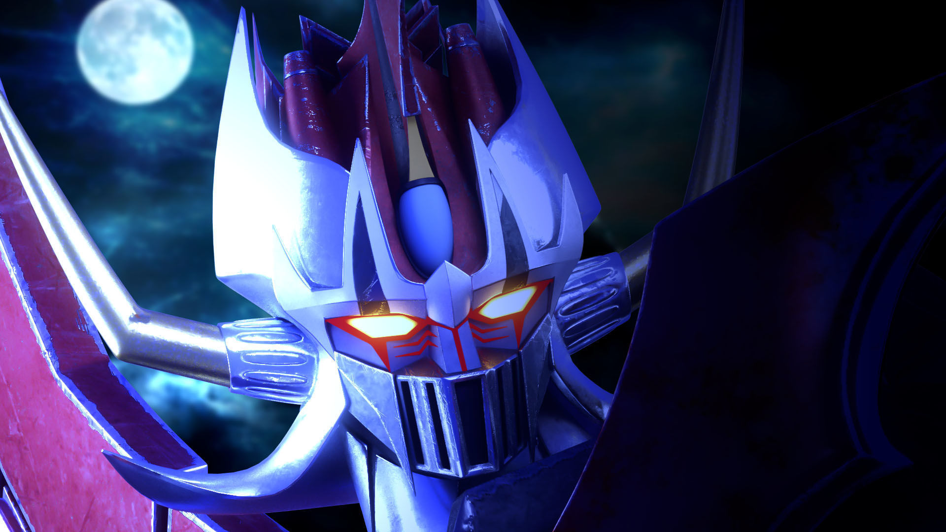 Mazinkaiser robot with armor 3D model_7