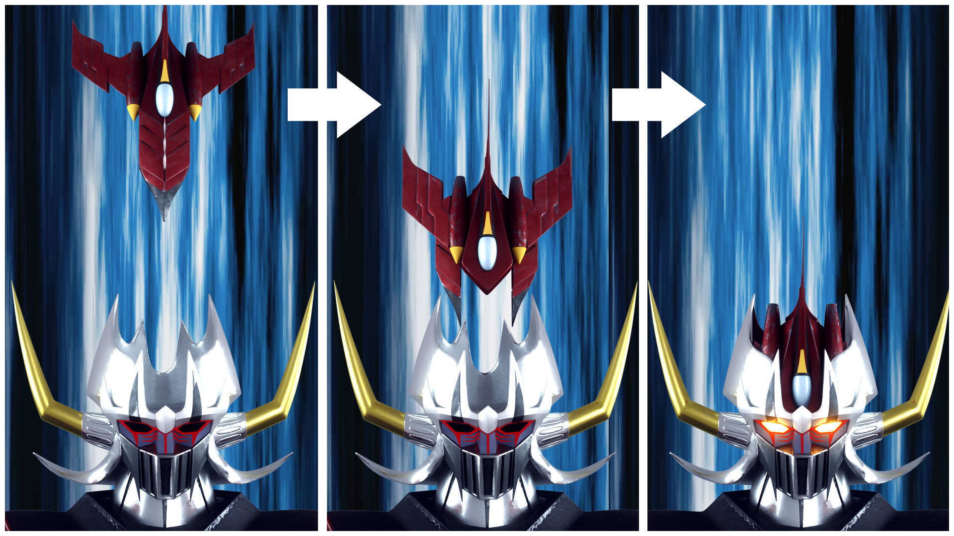 Mazinkaiser robot with armor 3D model_5