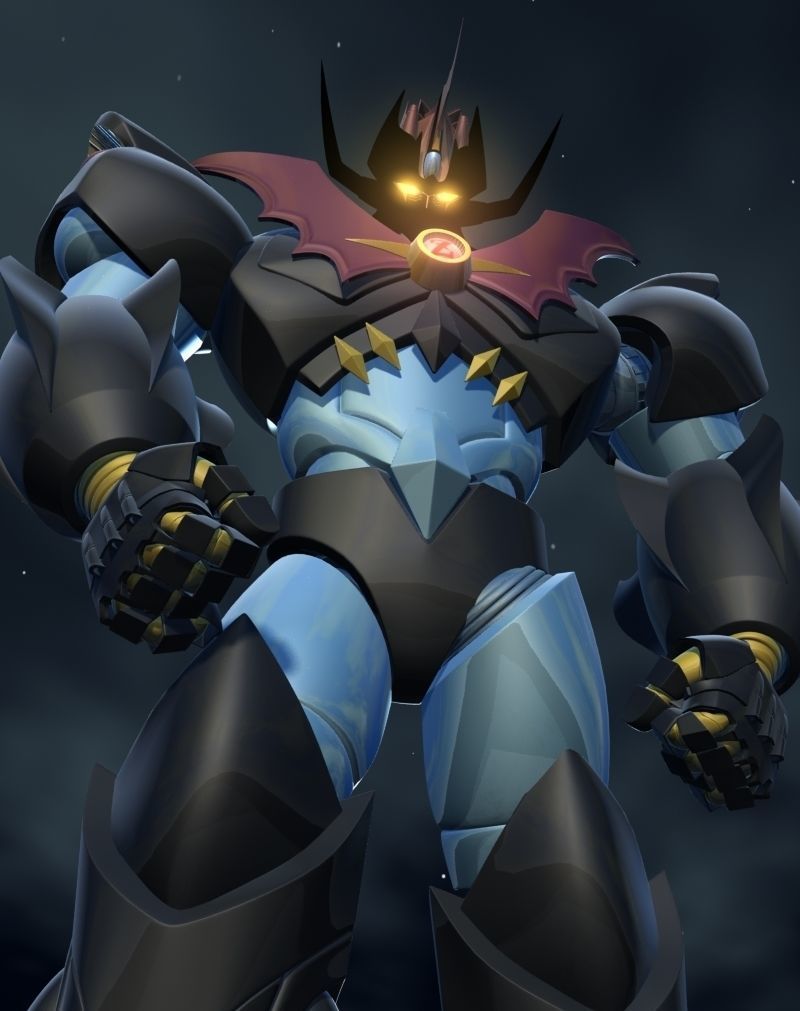 Mazinkaiser robot with armor 3D model_2