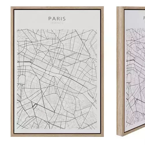 Uptown painting 50 x 70 cm Paris