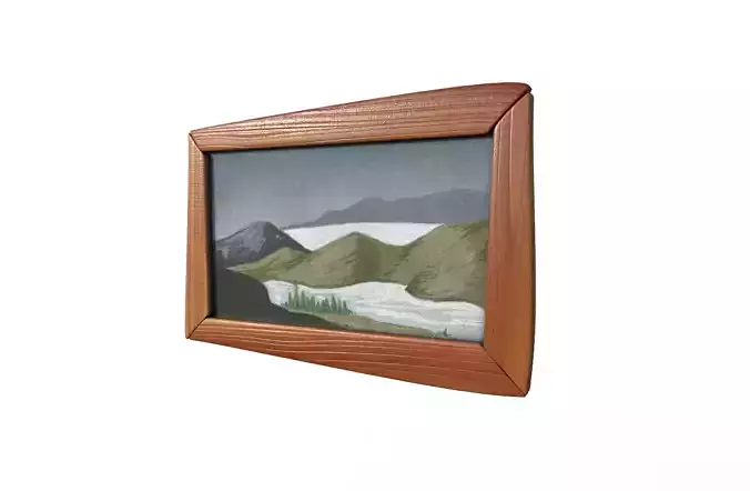 Stylized Pictures Frames Wall Paintings