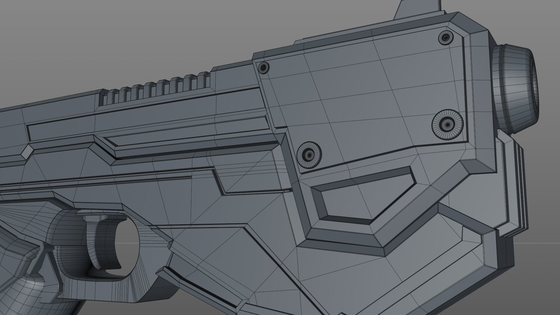 Sci Fi Gun 3D model_18