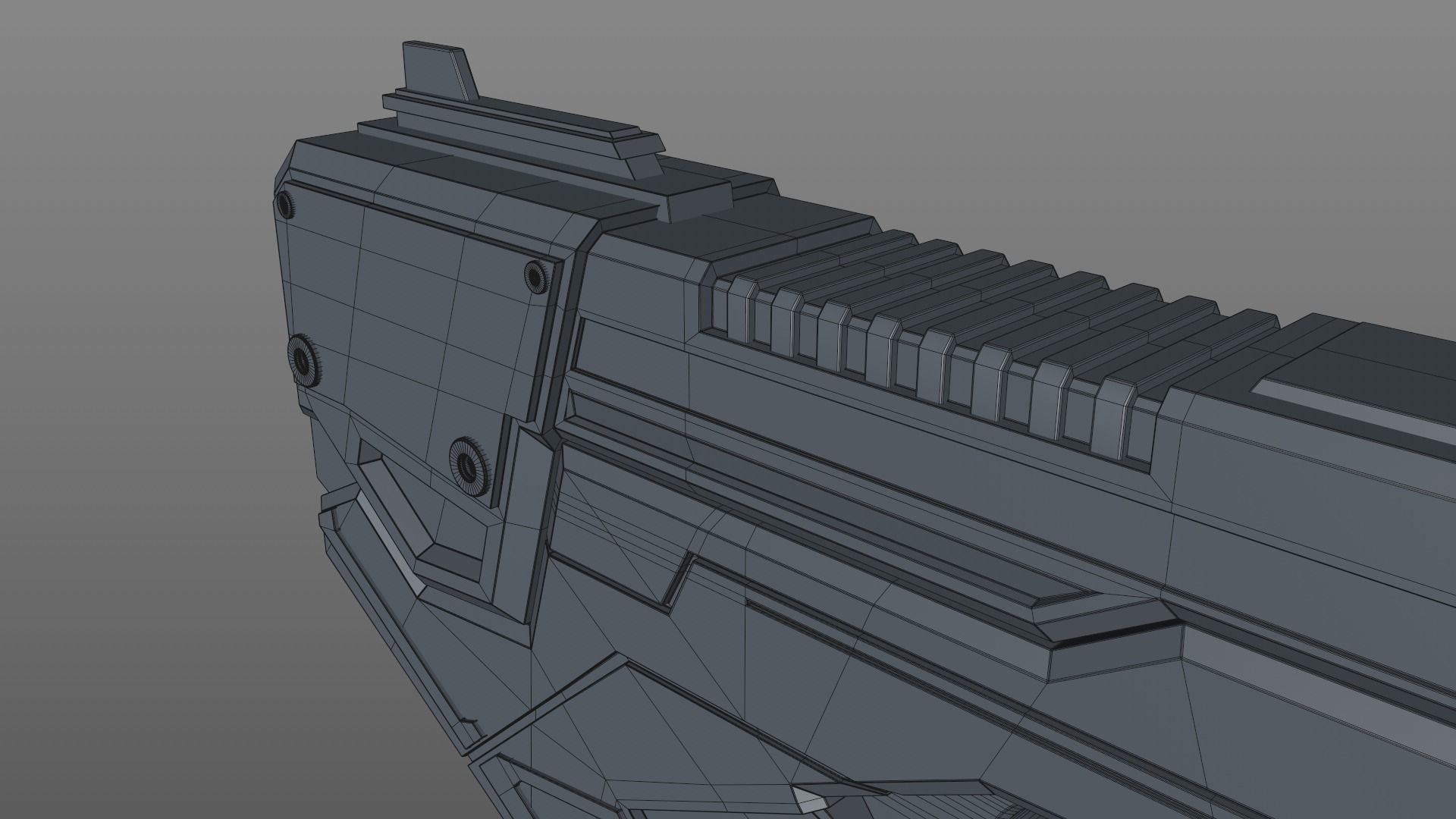 Sci Fi Gun 3D model_17