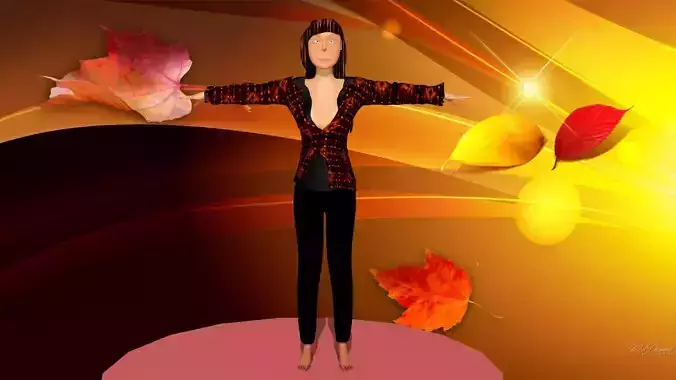 woman in cool jacket