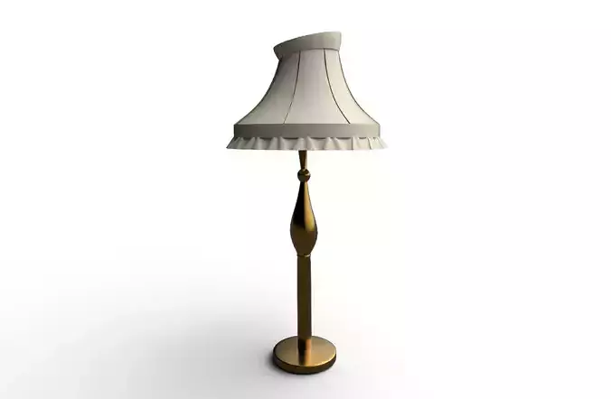 Stylized Floor Lamp 3D model