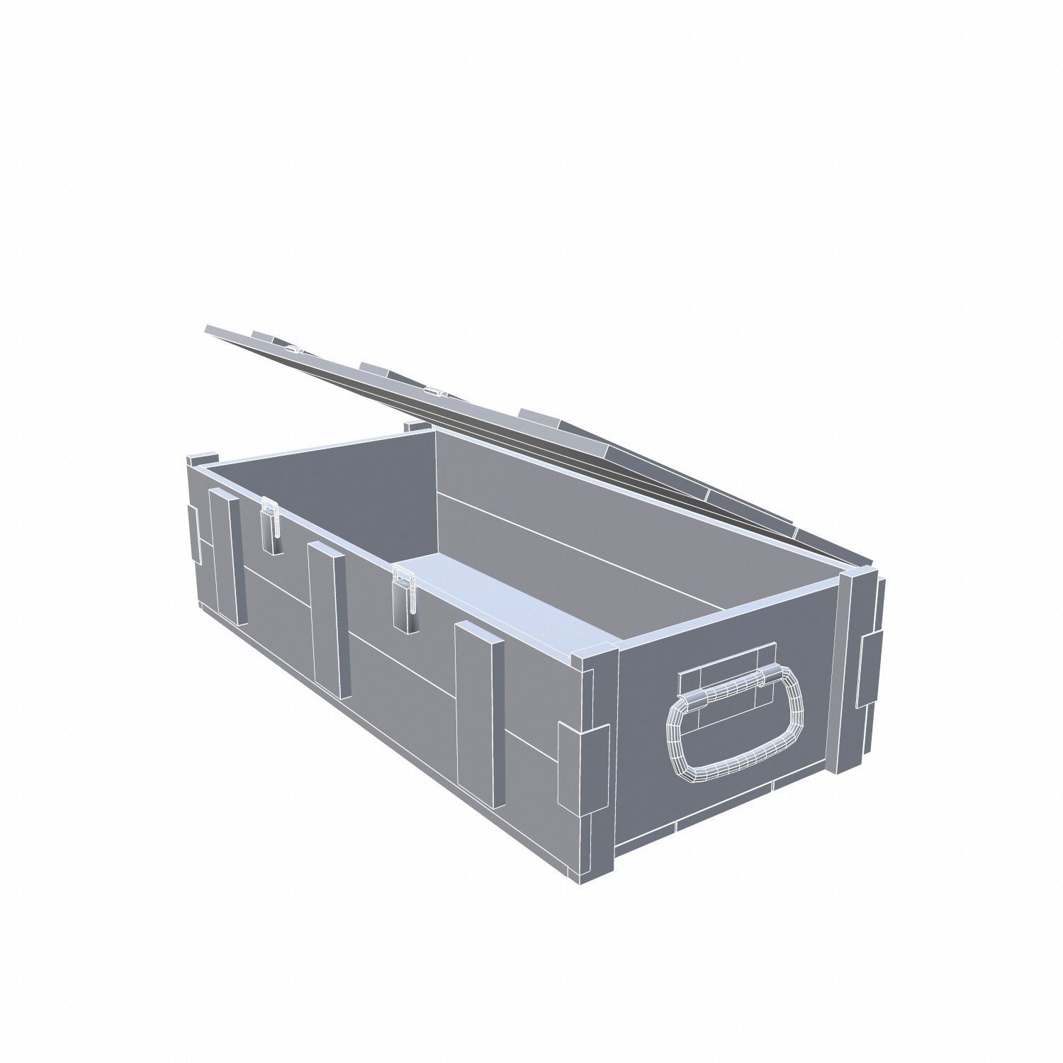 Ammo Crate - 03 Low-poly 3D model_12