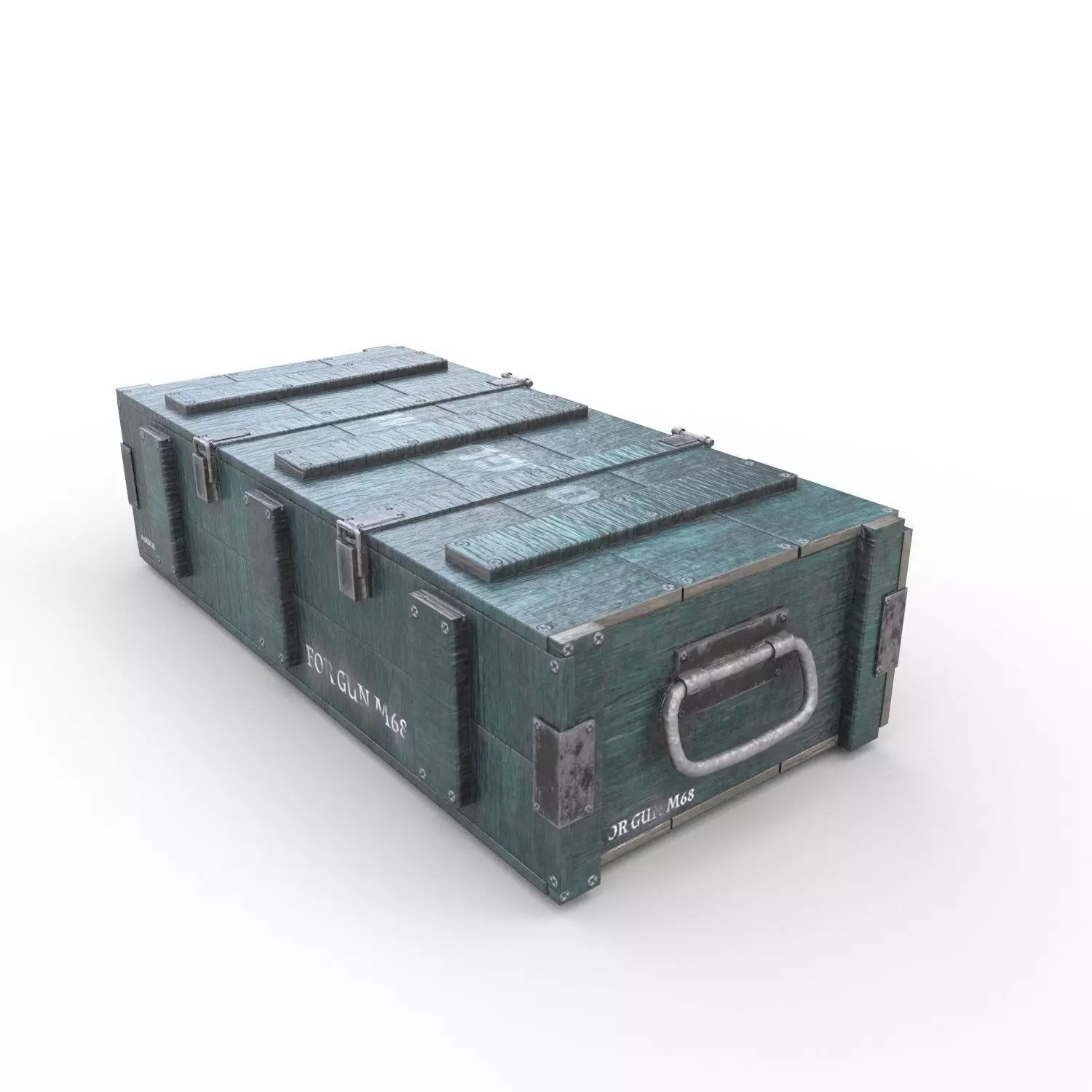 Ammo Crate - 03 Low-poly 3D model_0