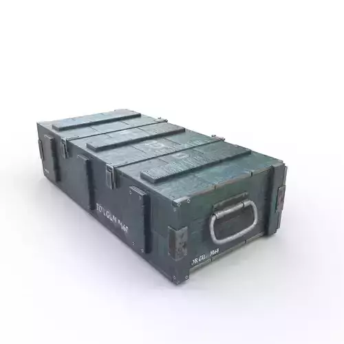 Ammo Crate - 03 Low-poly 3D model
