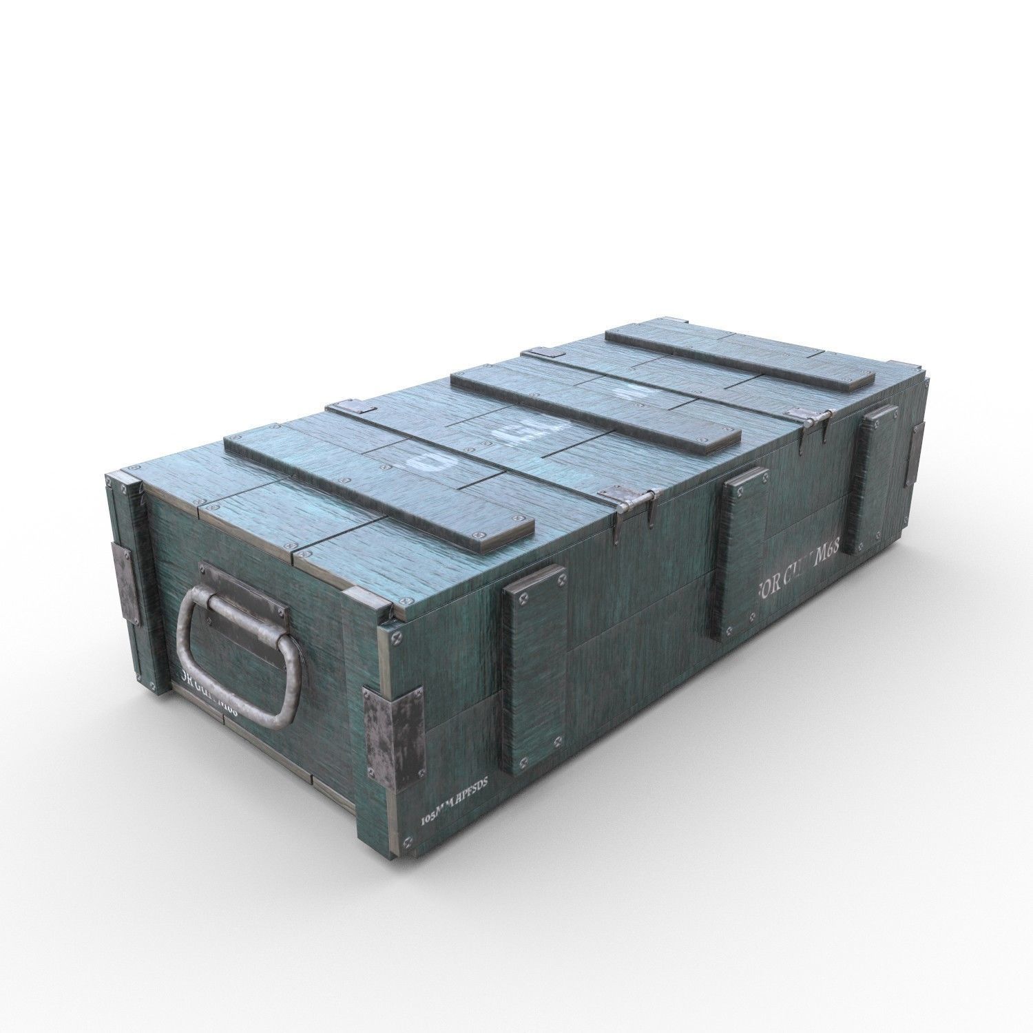 Ammo Crate - 03 Low-poly 3D model_4