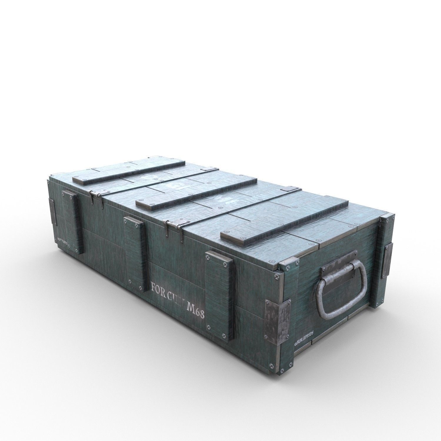 Ammo Crate - 03 Low-poly 3D model_3