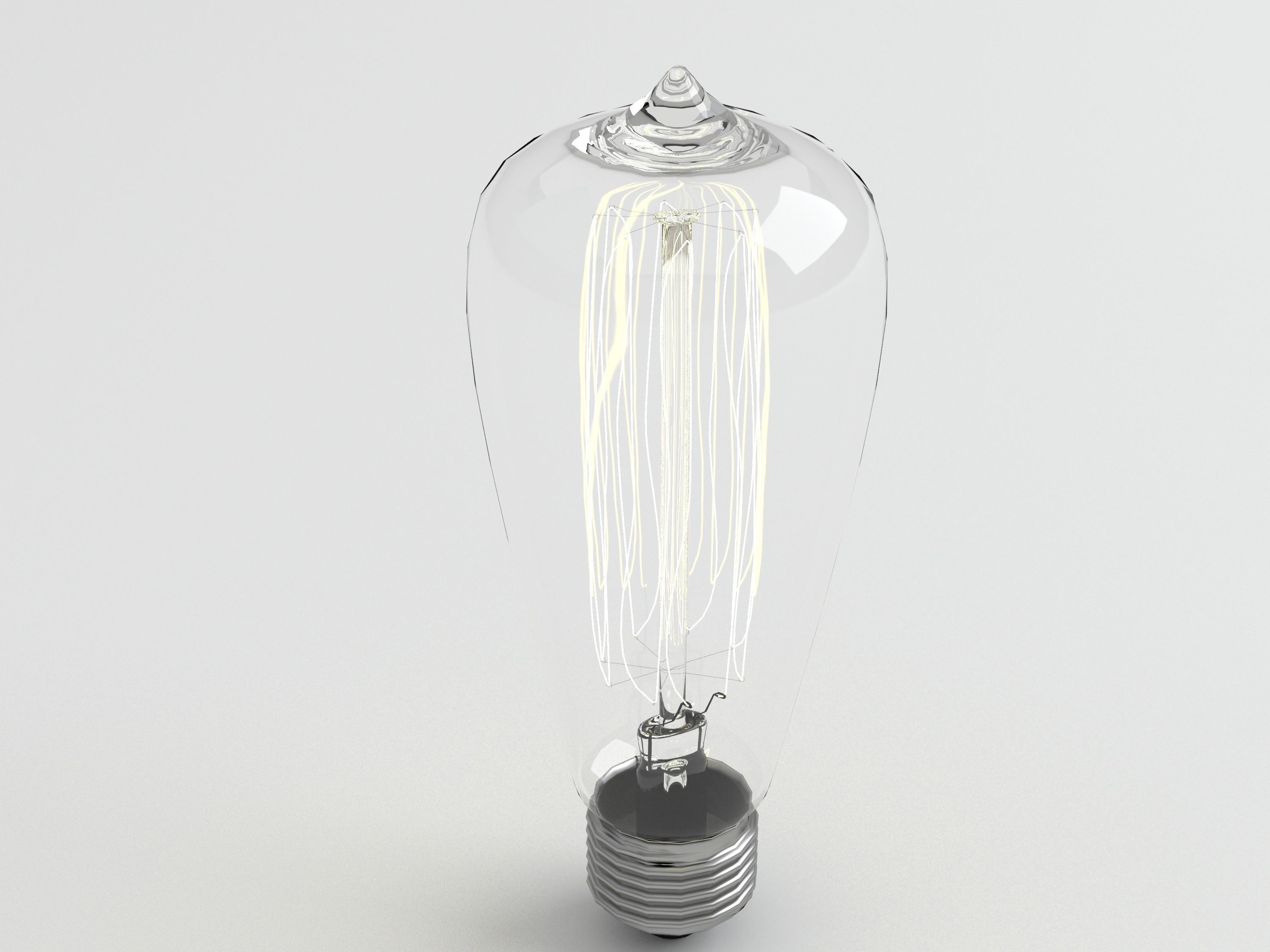 Bulb light 3 3D model_4
