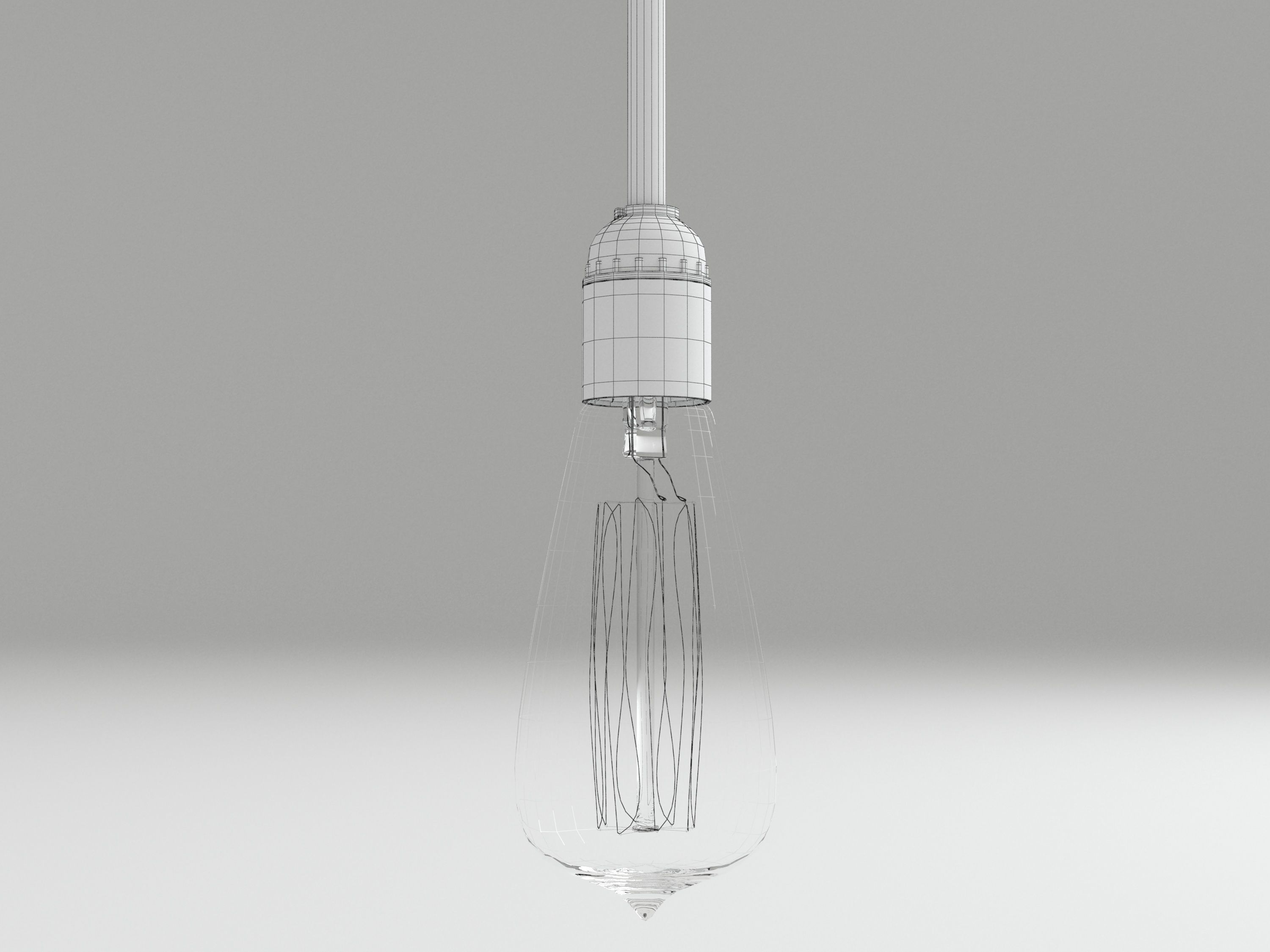 Bulb light 3 3D model_1