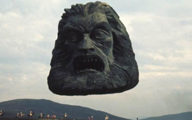 Zardoz statue of demon head 3D print model_12