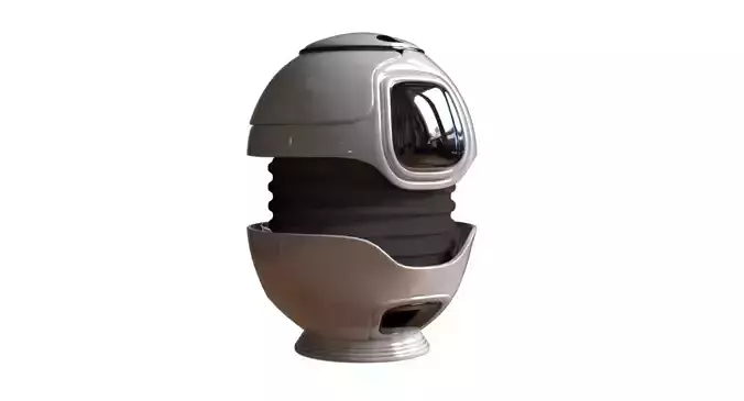 Urn design Low-poly 3D model