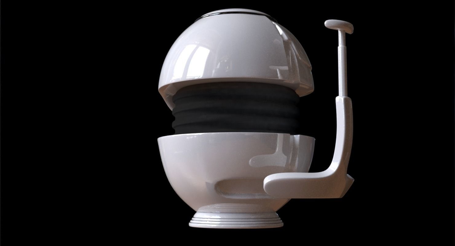Urn design Low-poly 3D model_9