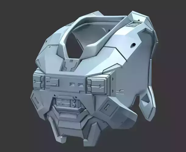 Modular Reach Chestplate base wearable 3D print file 3D print model