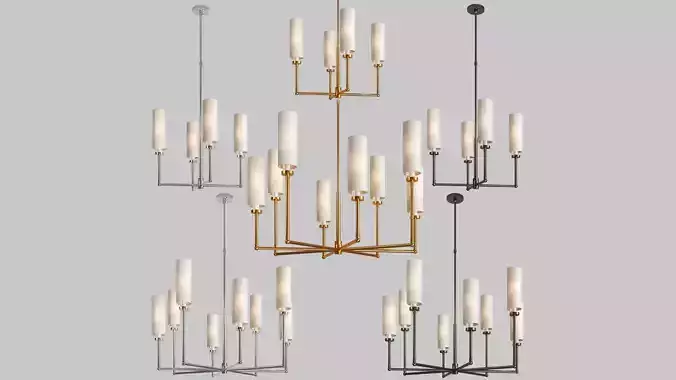 Ziyi chandelier 3D Model Collection