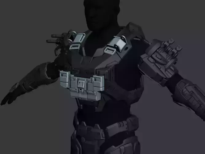 Modular Reach HP Parafoil Halo Wearable 3D Print File