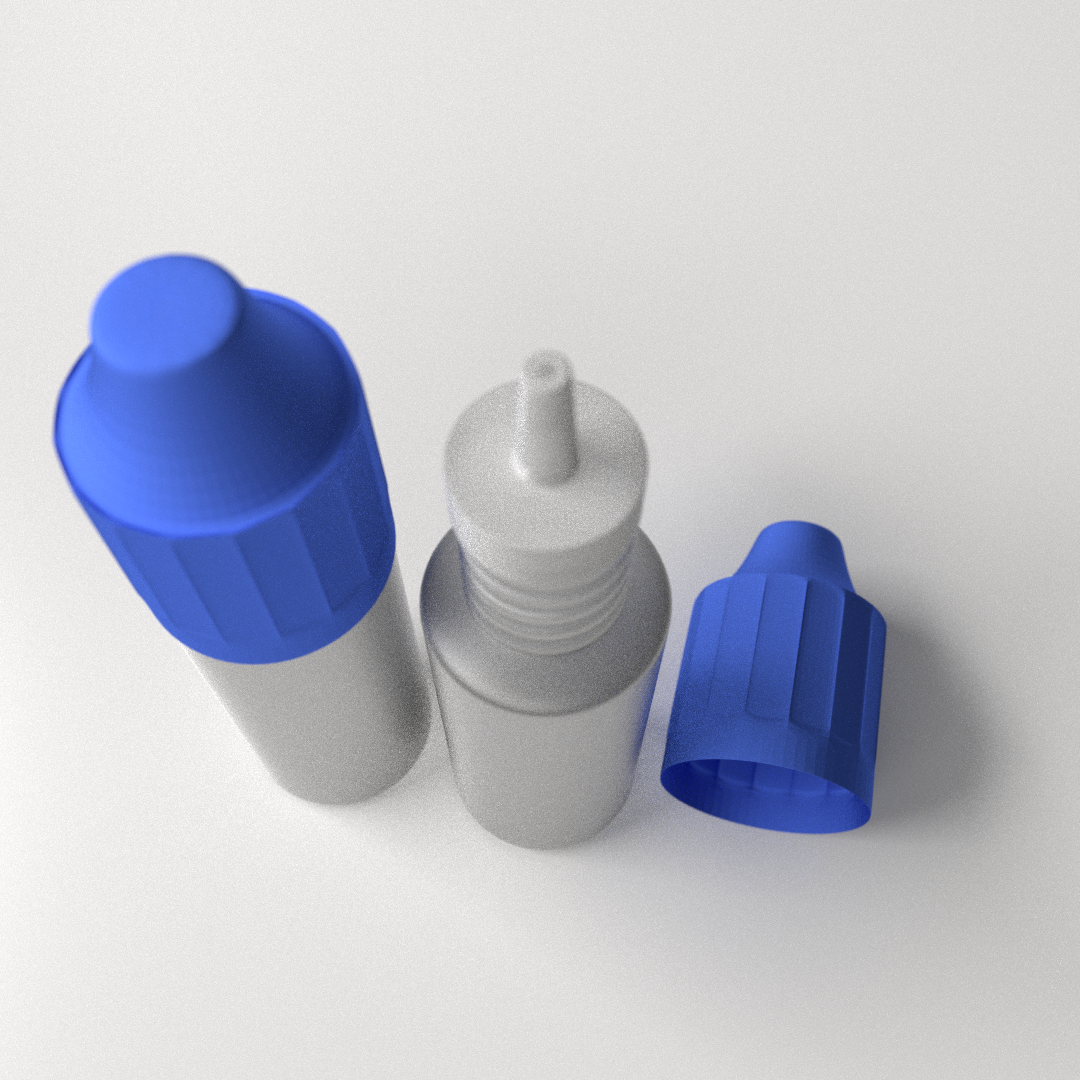E-Liquid Bottle 3D model_1